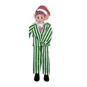 Nissetillbehör - Elf on the Shelf - Pyjamas - Grön/Vit