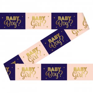 Partytejp Gender Reveal - 12 meter