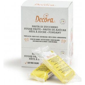 Sugarpaste/Sockerpasta - Gul - Decora - 100 g