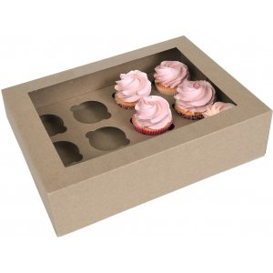 Cupcake-box för 12 st cupcakes - Craft - House of Marie - 2-pack