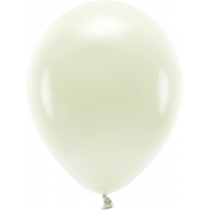 Enfärgade ballonger - Eco 30 cm - Cream - 10-pack