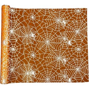 Bordslöpare - Halloween - Orange - 3,5m