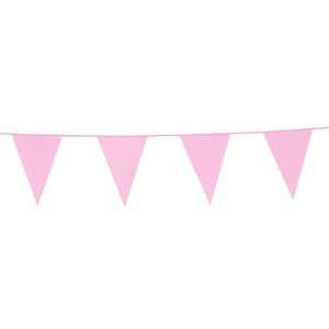 Vimpelgirlang - Rosa - 10m