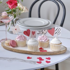 Cake picks - Valentine - Alla hjärtans dag
