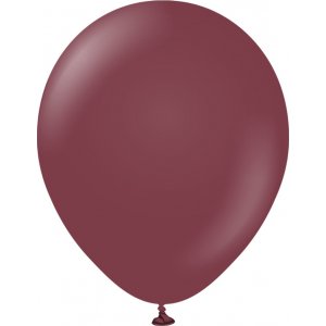 Ballonger enfärgade - Premium 45 cm - Burgundy