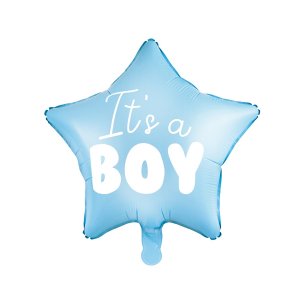 Folieballong - Stjärna - It s a boy