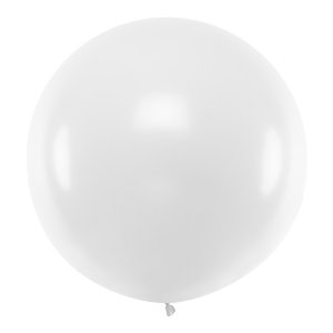 Jätteballong - Vit