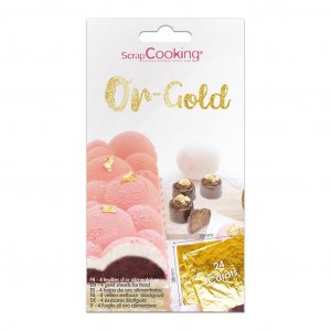 Ätbart bladguld - Scrapcooking - 4-pack