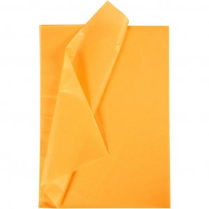 Silkespapper - 10 ark - Orange