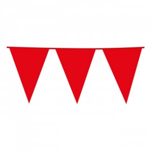 Vimpelgirlang Röd 10 meter