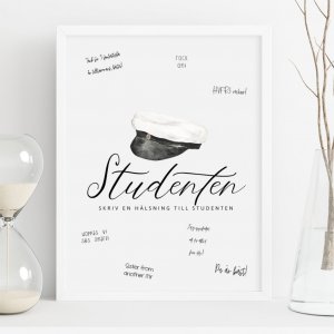 Poster - Hälsningar - Studenten