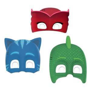 Pappmasker - Pyjamashjältarna - 6-pack