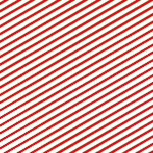 Presentpapper - Stripes - Röd/Vit/Guld