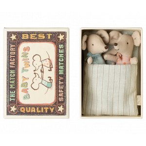 Tvillingar i matchbox - Maileg