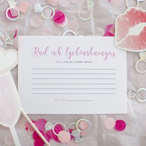 Advice cards - Möhippa - Råd & lyckönskningar - 8-pack