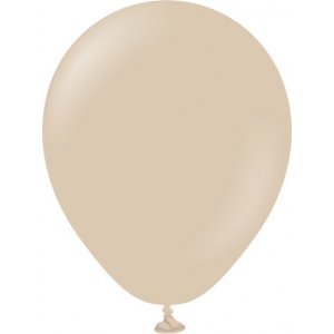 Miniballonger enfärgade - Premium 13 cm - Hazelnut