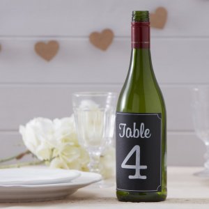 Bordsnumrering - Chalkboardstickers - 1-12