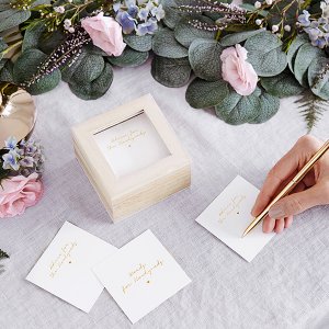 Advice box - Trä - Words for newlyweds