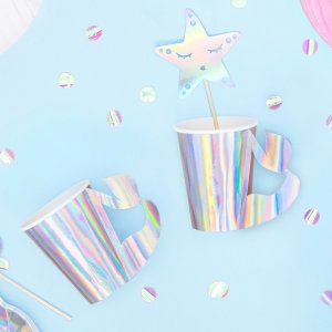 Pappmuggar - Mermaid Party - 6-pack