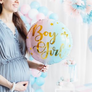Folieballong - Rund - Boy or Girl?