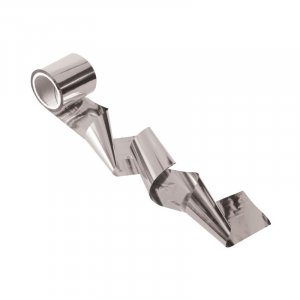 Ballongband - 5 cm - Silvermetallic