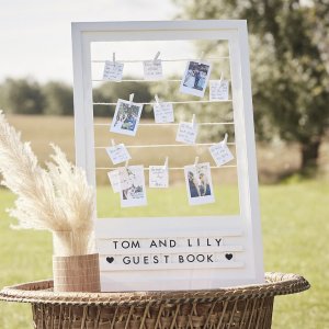 Gästboksram - Botanical Wedding