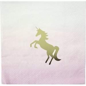 Små servetter - We love unicorns - 16 st