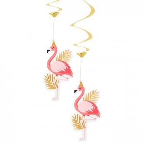 Hängande dekoration - Flamingo Party - 2-pack