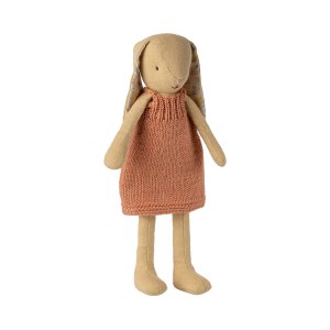 Bunny size 2 - Cream Yellow - Stickad klänning - 26 cm