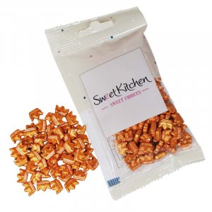 Strössel - Kronor - Guld - SweetKitchen - 40g