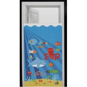 Draperi - Fiskdamm - 90 x 150 cm