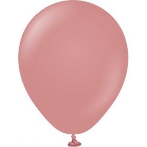 Miniballonger enfärgade - Premium 13 cm - Retro Rosewood