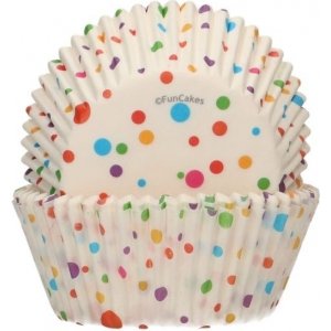 Muffinsformar - Confetti - Funcakes - 48-pack