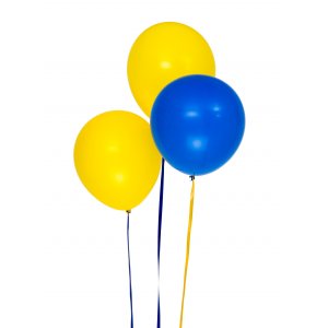 Ballonger - Blå/Gula - 8-pack