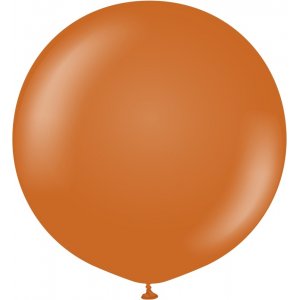 Ballonger enfärgade - Premium 60 cm - Rust Orange