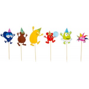 Cake picks - Babblarna - 6-pack