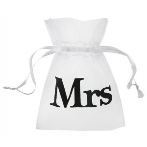 Organzapåsar - Mrs - 10-pack