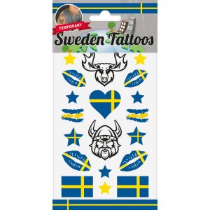Tatueringar - Blå/Gul - Sverige