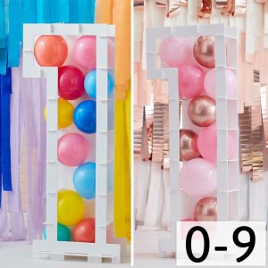 Ballongdekoration - Nummerstativ