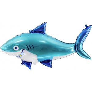 Folieballong - Haj/Shark - 102 x 62 cm