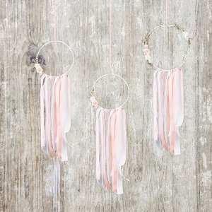 Drömfångare - 3-pack - Vit/Rosa