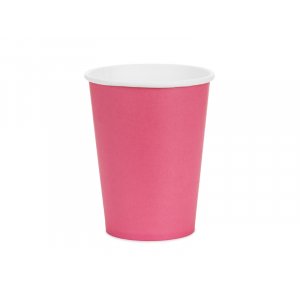 Pappmugg - Mörkrosa - 250ml