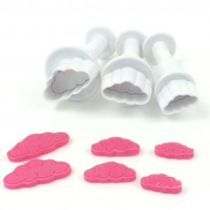 Utstickare - Dekofee - Moln - 3-pack