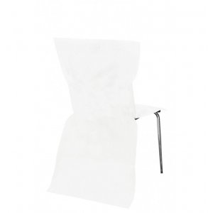Stolsöverdrag - Vitt - 6-pack
