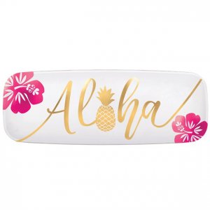 Serveringsfat - Aloha - Rosa/Guld