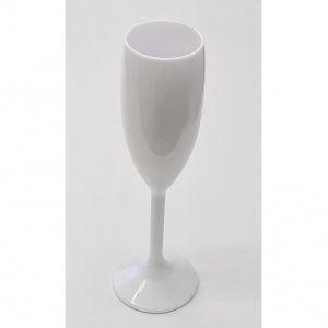 Glas - Hårdplast - Champgange - Vitt - 24 cm
