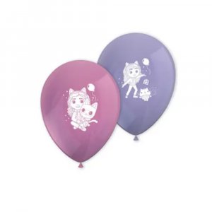 Pastellballonger - Gabby s Dollhouse - 8-pack