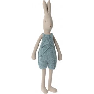 Rabbit size 4 - Stickad blå byxdress