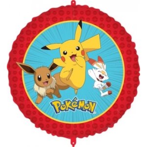 Folieballong - Rund - Pokemon - 46 cm