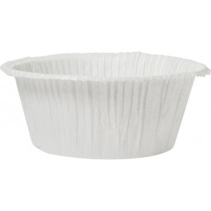 Amerikanska muffinsformar - Stora - Vita - 16-pack